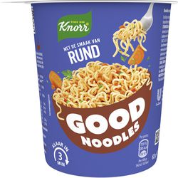 Instantsoep unox 68203129 rundvlees good noodles cup
