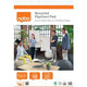 Nobo gerecycled flipover papier op rol - 50 vellen dubbelzijdig blanco of geruit papier- 58x81cm - 70 grams