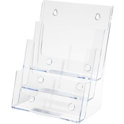 Folderhouder deflecto 77301 transparant a4 staand