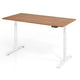 Zit-sta-bureau vlxk6516 n w hout, metaal bruin, wit