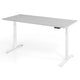 Zit-sta-bureau merkloos vlxk6519 5 w hout, metaal lichtgrijs, wit