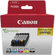 Inktcartridge canon 0372c006 570, 571 cyaan, geel, magenta, zwart