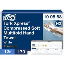 Handdoek tork 100888 h2 wit