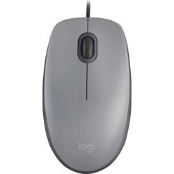 Muis logitech m110 silent bedraad grijs