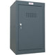 Phoenix garderobekast 1 deur sleutelslot 400 x 400 x 665 mm antraciet, grijs