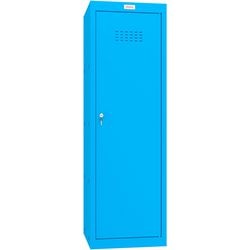 Phoenix garderobekast 1 deurs sleutelslot 400 x 400 x 1,265 mm blauw