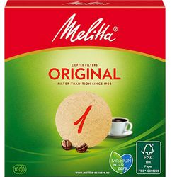 Litta koffiefilters me original 95 mm bruin 100 stuks