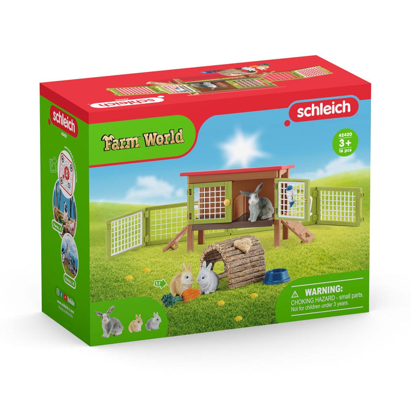 Load image into Gallery viewer, Schleich Farm World Konijnenhok
