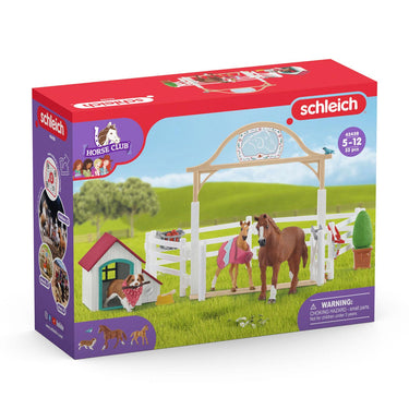 Schleich horse club hannah's gasten met ruby hond 42458