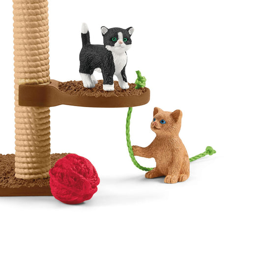 Schleich farm world speeltijd voor schattige katten en poezen 42501