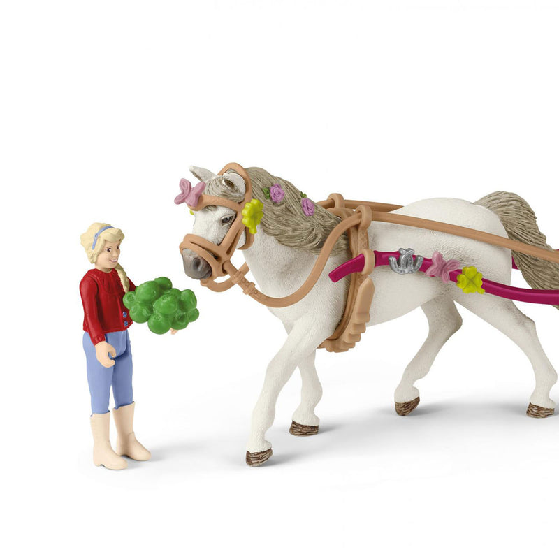 Load image into Gallery viewer, Schleich horse club koets voor de grote paardenshow 42467
