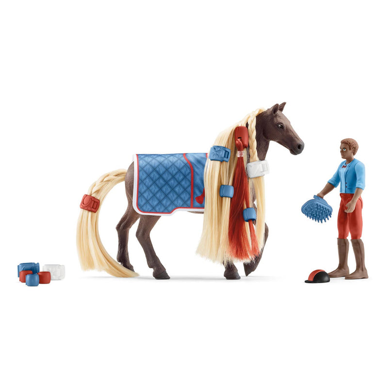 Load image into Gallery viewer, Schleich horse club starter set leo rocky 42586
