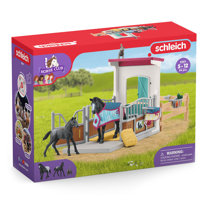 Chargez l'image dans la visionneuse de la galerie, Schleich horse club paardenbox met merrie en veulen - 42611
