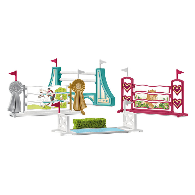 Laden Sie das Bild in Galerie -Viewer, Schleich paardenaccessoires voor de hindernisbaan 42612
