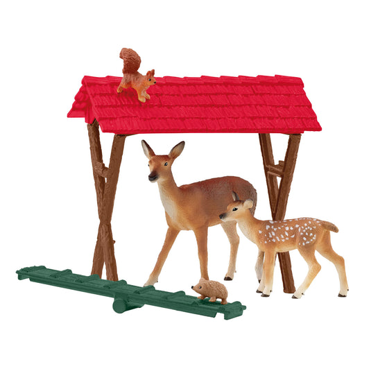 Schleich farm world de bosdieren voeren 42658