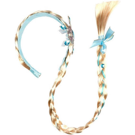 Ice Diadeem met Lange Vlecht en IJskristal