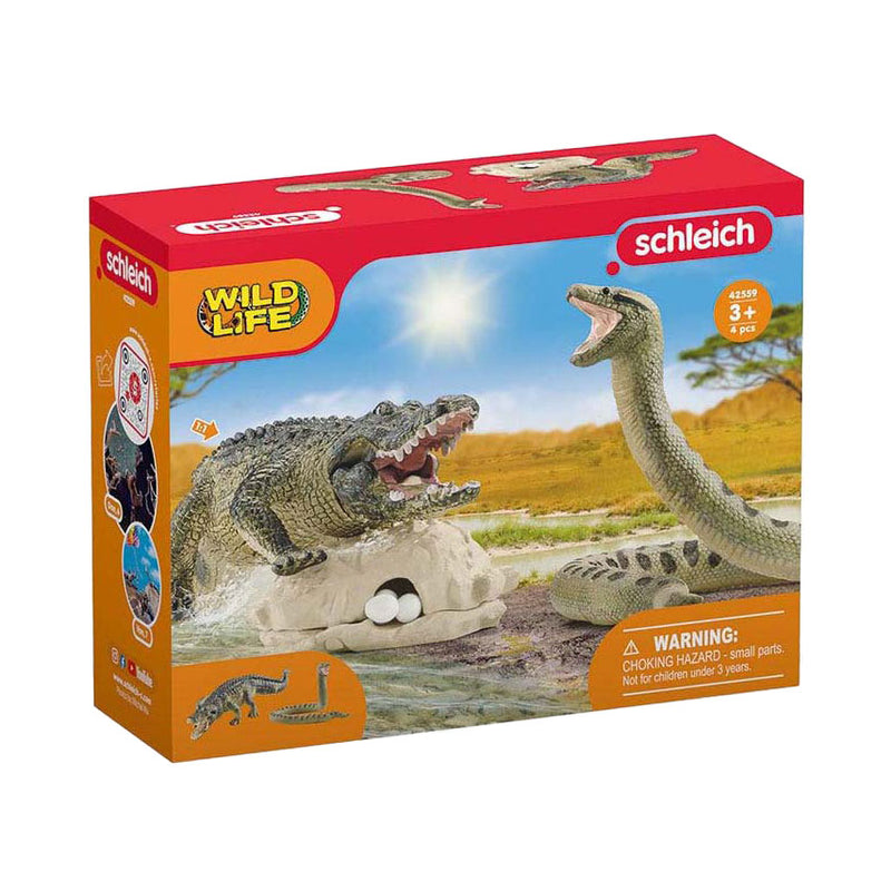 Load image into Gallery viewer, Schleich wild life gevaar in het moeras 42559
