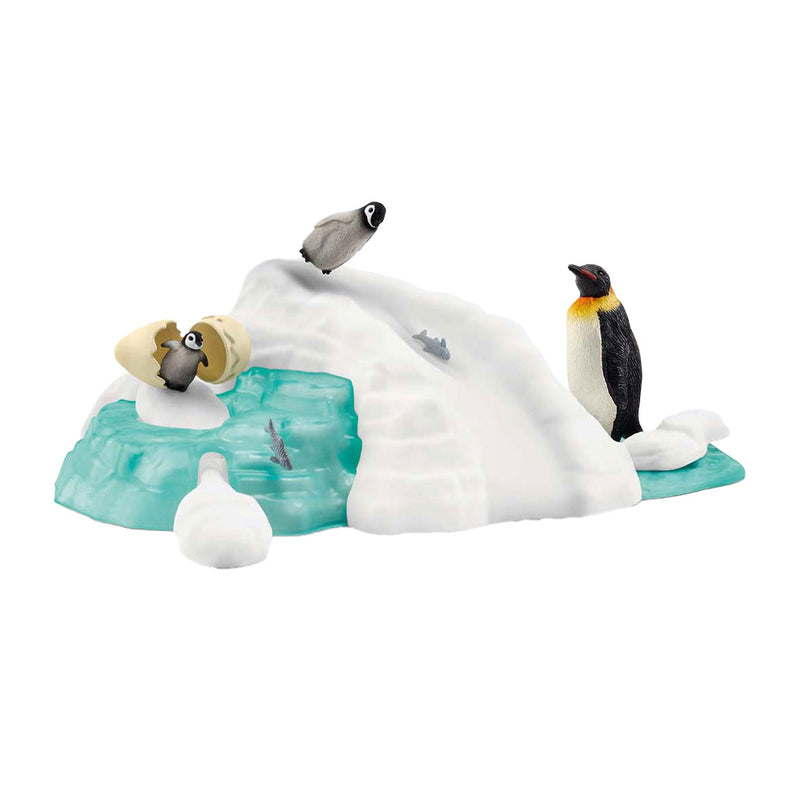 Load image into Gallery viewer, Schleich wild life pinguinfamiliepret 42661

