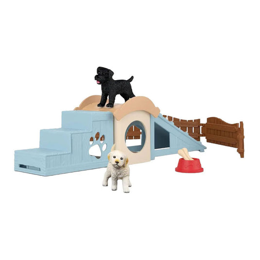 Schleich farm world avonturenpret voor kleine puppy's 42763