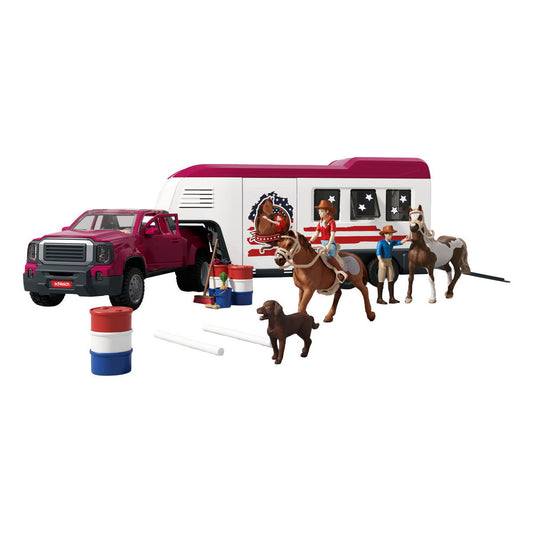 Schleich horse club lakeside truck met aanhangwagen 42705