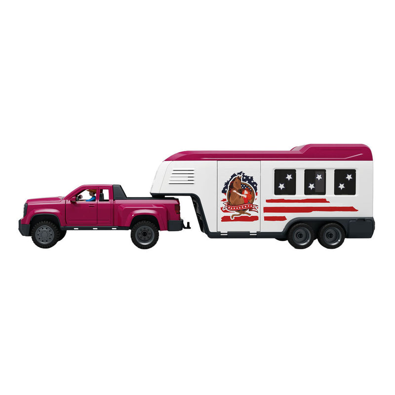 Load image into Gallery viewer, Schleich horse club lakeside truck met aanhangwagen 42705
