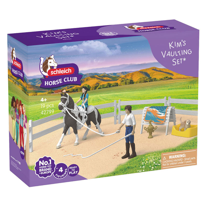 Chargez l'image dans la visionneuse de la galerie, Schleich horse club kim's voltigeset 42799
