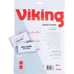 Naamkaartje viking 75 x 40 mm