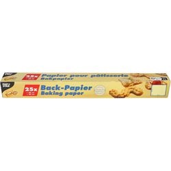 Bakpapier papstar 42 m x 38 cm bruin
