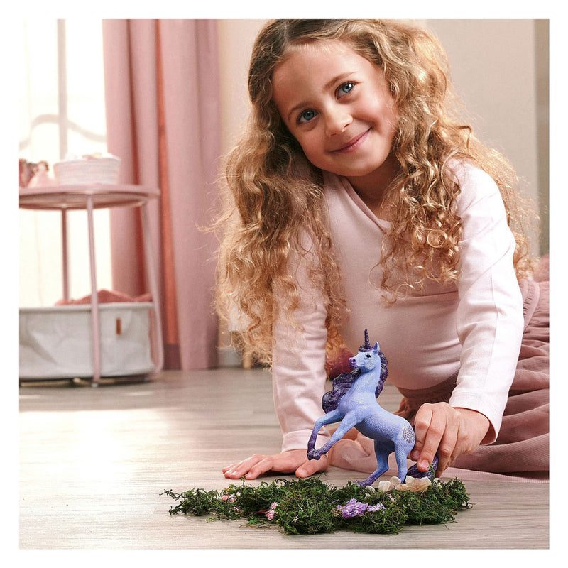 Afbeelding laden in galerijviewer, Schleich bayala eenhoornhengst orchid 70892
