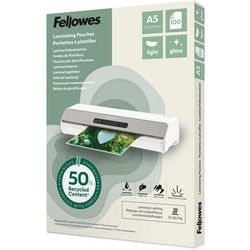 Lamineerhoezen fellowes 100143440 transparant a5 glanzend