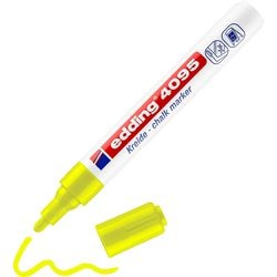 Krijtmarker edding 4095 medium ronde punt 3 mm neon-geel