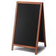 Stoepbord showdown 68x120 bruin