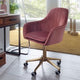 Bureaustoel amstyle basismechanisme vaste armleuning roze 120 kg