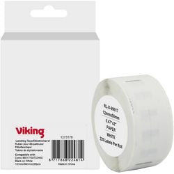 Etiketrol viking s0722460 dymo zwart op wit