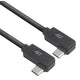 Usb-c-kabel act usb-c mannelijk usb-c mannelijk 2 m zwart