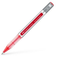 Rollerballpen faber-castell rood 0,4 mm fijn