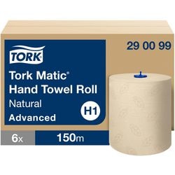 Pk6 papieren handdoeken beige tork 2-lgs
