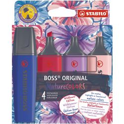 ギャラリービューアに画像をロードする, Stabilo boss wildflower markeerstiften - 4dlg.
