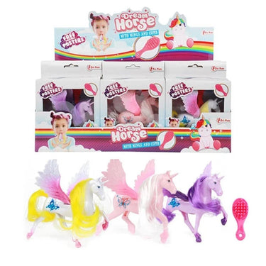Toi-toys toi toys dream horse eenhoorn pegasus met borstel