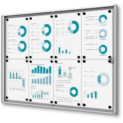 Vitrine showdown scxs8xa4b1 zilver aluminium