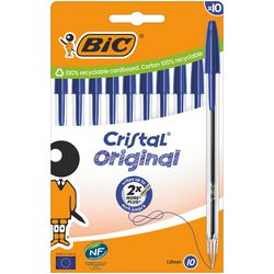 Balpen bic cristal original blauw