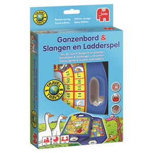 Jumbo reisspellen ganzenbord slangen en ladders travel