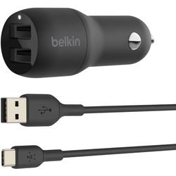 Autolader belkin zwart 24 w