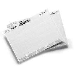 Vellen met invoegstroken durable 800002 niet-klevend wit