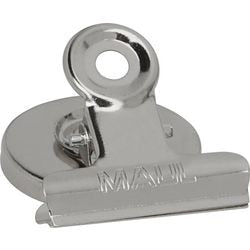 Papierklemmen maul metaal zilver