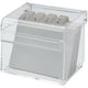 Maul kaartenbak met index a7 acryl 12 x 10 x 9.5 cm transparant