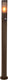 Eglo helsinki sokkellamp - staande lamp buiten - e27 - 110 cm - bruin