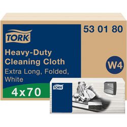 Poetspapier tork 530180 w4 premium wit pak van 4
