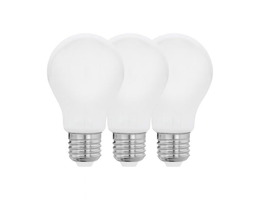Eglo set - 3pack - led 7w - 2700k - e27 - 806lm - a60