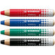 Stabilo whiteboard-marker markdry kleurenassort extra breed potloodpunt 5 stuks